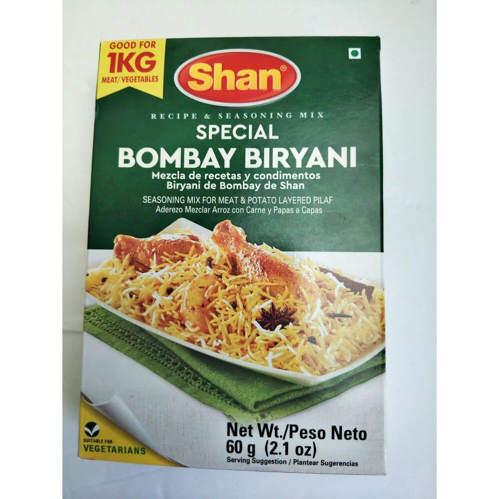 SHAN SPECIAL BOMBAY BIRYANI SEASONING MIX 60g (2.1oz)
